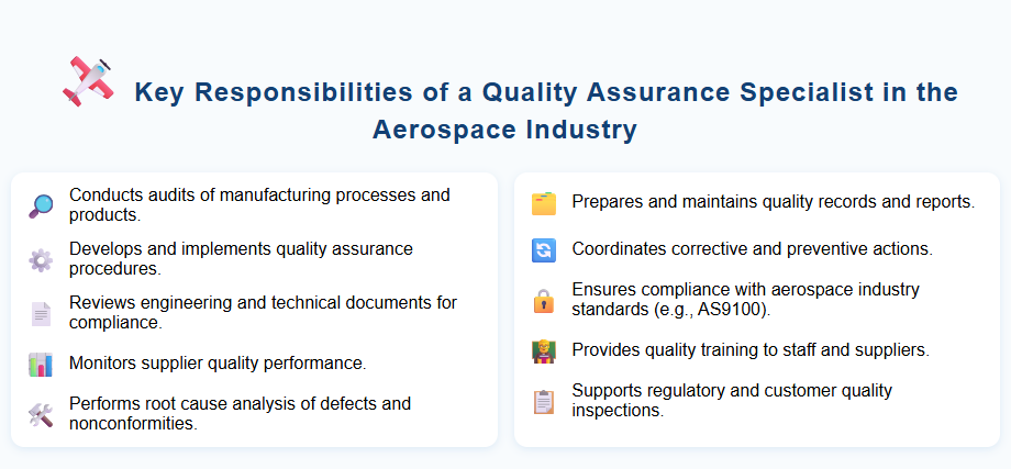 Key Responsibilities of a Quality Assurance Specialist in the Aerospace Industry