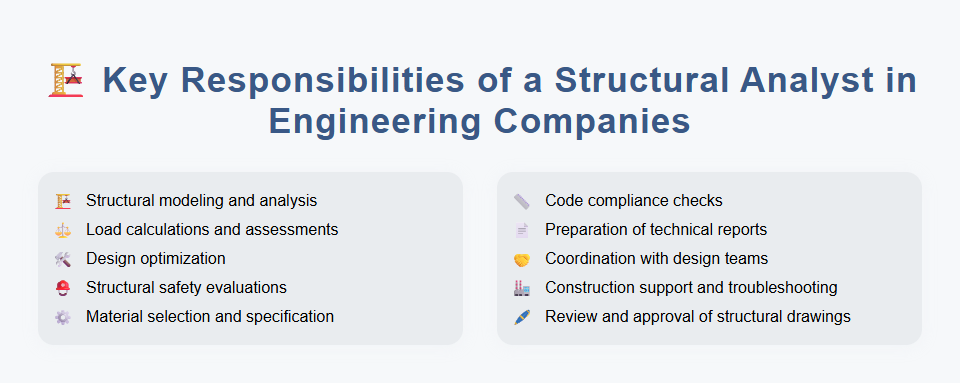Key Responsibilities of a Structural Analyst in Engineering Companies