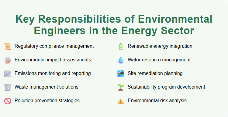 Key Responsibilities of Environmental Engineers in the Energy Sector