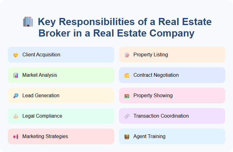 Key Responsibilities of a Real Estate Broker in a Real Estate Company