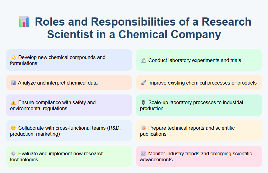 Roles and Responsibilities of a Research Scientist in a Chemical Company