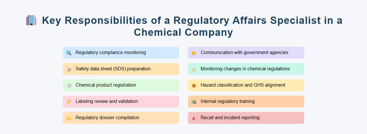 Key Responsibilities of a Regulatory Affairs Specialist in a Chemical Company