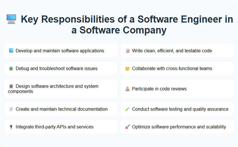 Key Responsibilities of a Software Engineer in a Software Company