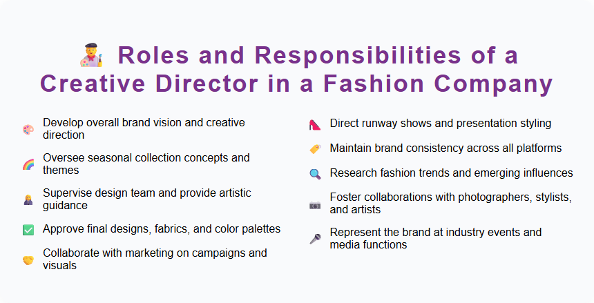 Roles and Responsibilities of a Creative Director in a Fashion Company