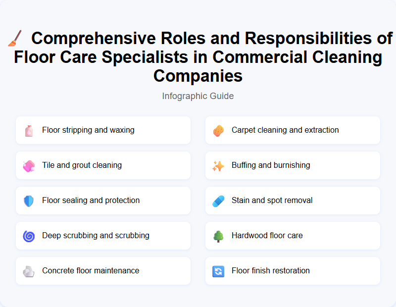 Comprehensive Roles and Responsibilities of Floor Care Specialists in Commercial Cleaning Companies