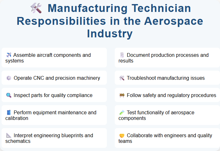 Manufacturing Technician Responsibilities in the Aerospace Industry