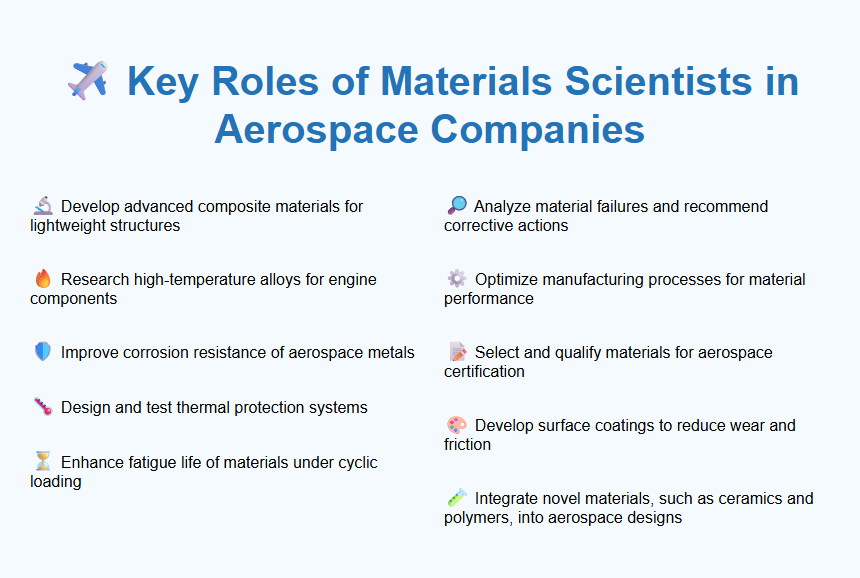 Key Roles of Materials Scientists in Aerospace Companies