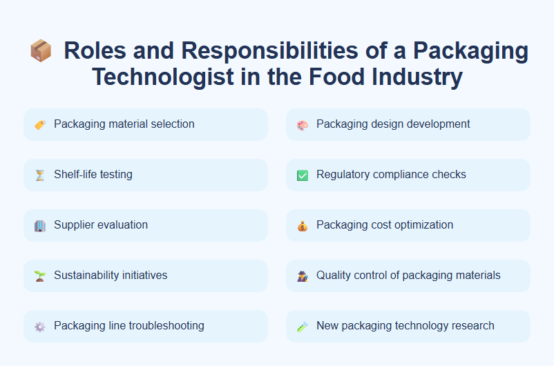 Roles and Responsibilities of a Packaging Technologist in the Food Industry