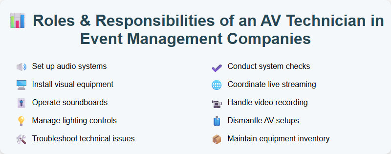 Roles and Responsibilities of an AV Technician in Event Management Companies