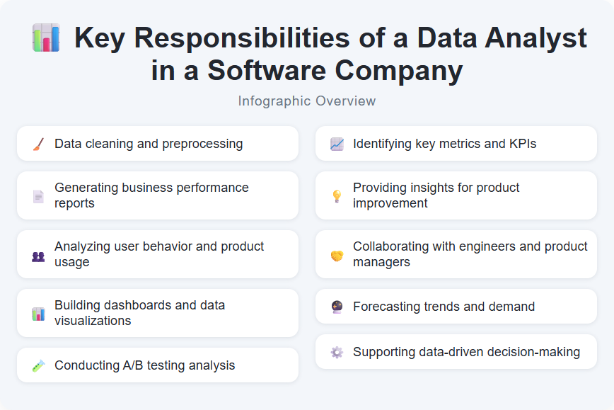 Key Responsibilities of a Data Analyst in a Software Company