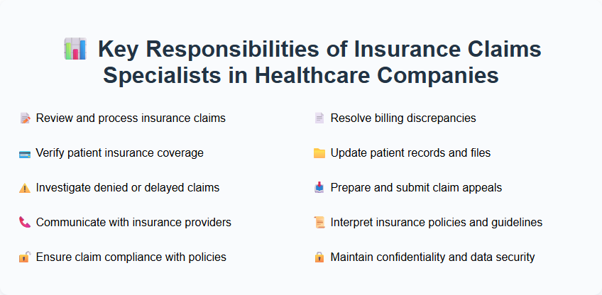 Key Responsibilities of Insurance Claims Specialists in Healthcare Companies
