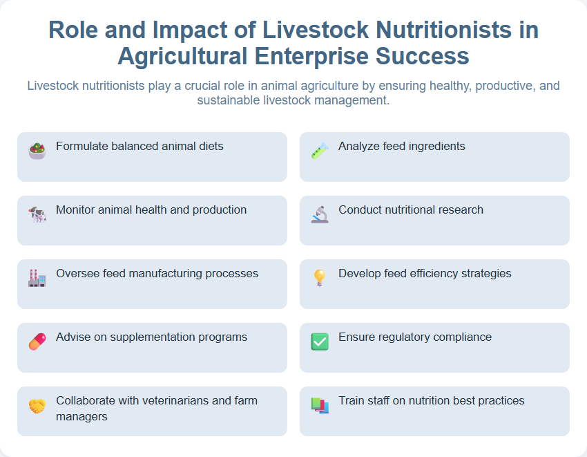 Role and Impact of Livestock Nutritionists in Agricultural Enterprise Success