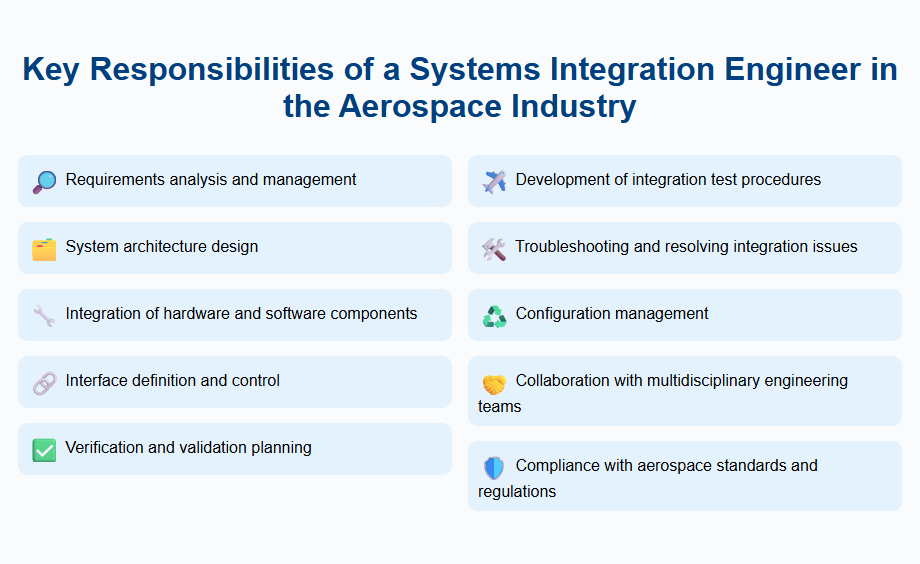 Key Responsibilities of a Systems Integration Engineer in the Aerospace Industry