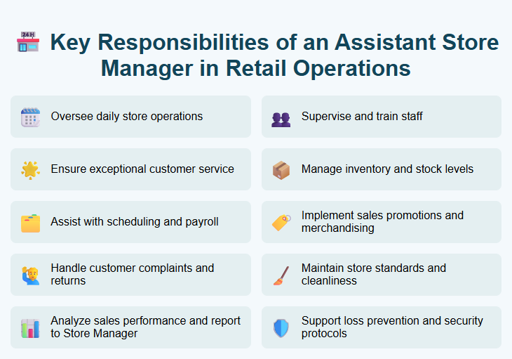 Key Responsibilities of an Assistant Store Manager in Retail Operations