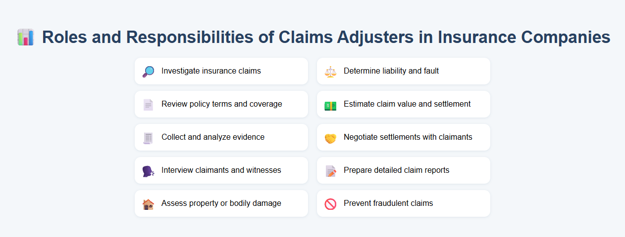 Roles and Responsibilities of Claims Adjusters in Insurance Companies
