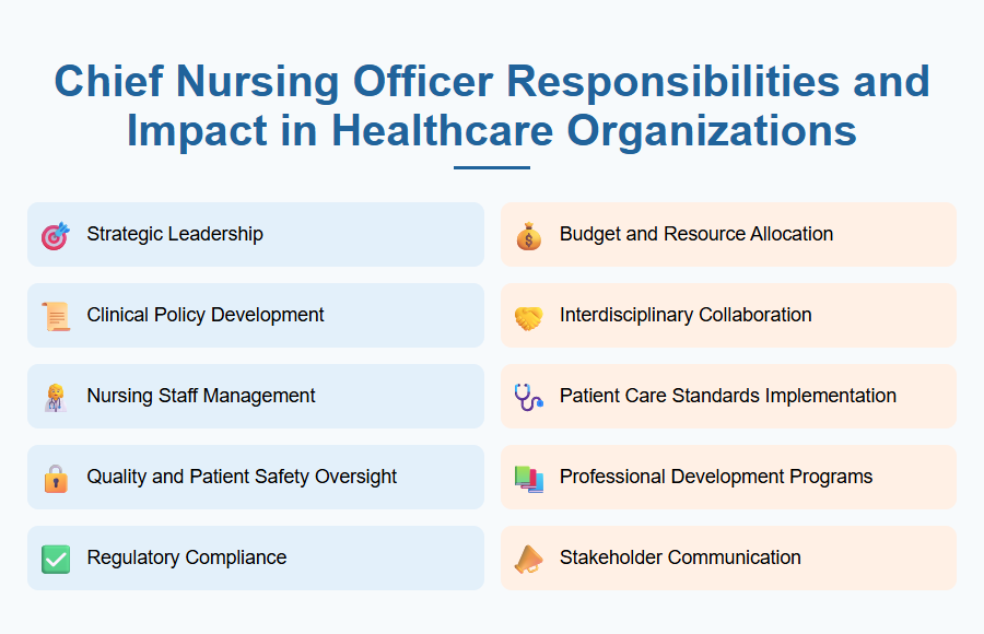 Chief Nursing Officer Responsibilities and Impact in Healthcare Organizations