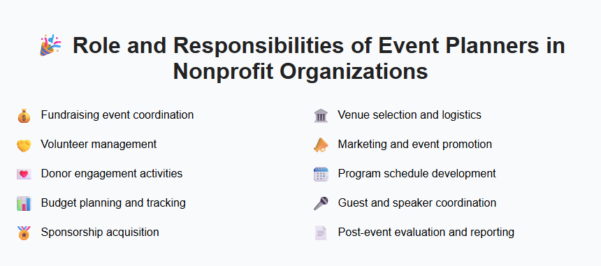 Role and Responsibilities of Event Planners in Nonprofit Organizations