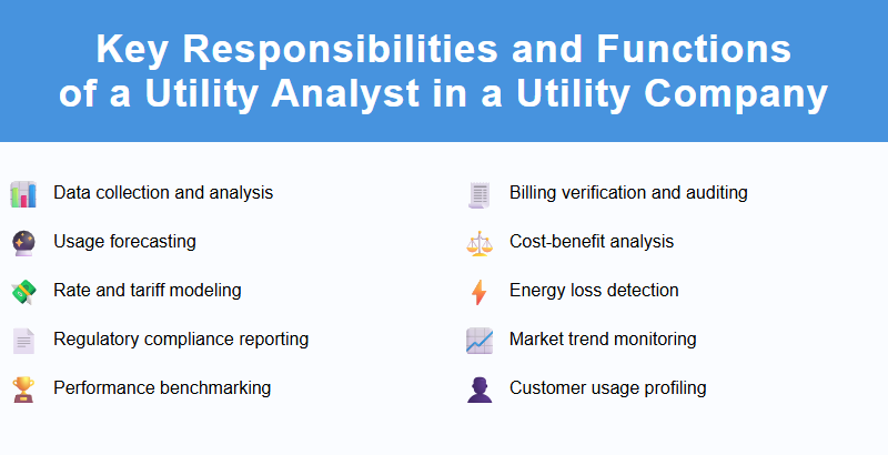 Key Responsibilities and Functions of a Utility Analyst in a Utility Company