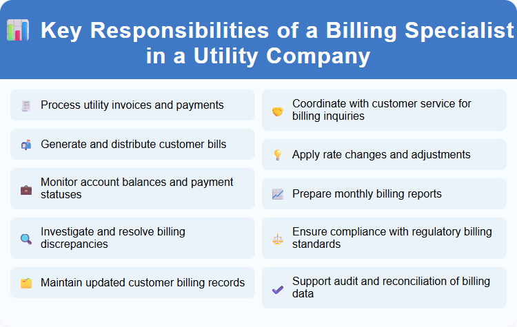 Key Responsibilities of a Billing Specialist in a Utility Company