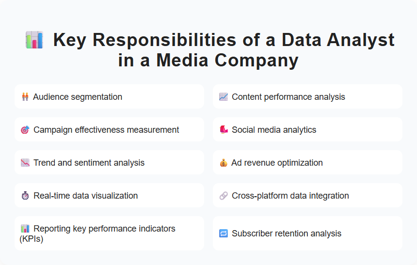 Key Responsibilities of a Data Analyst in a Media Company