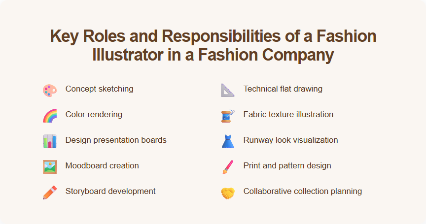 Key Roles and Responsibilities of a Fashion Illustrator in a Fashion Company