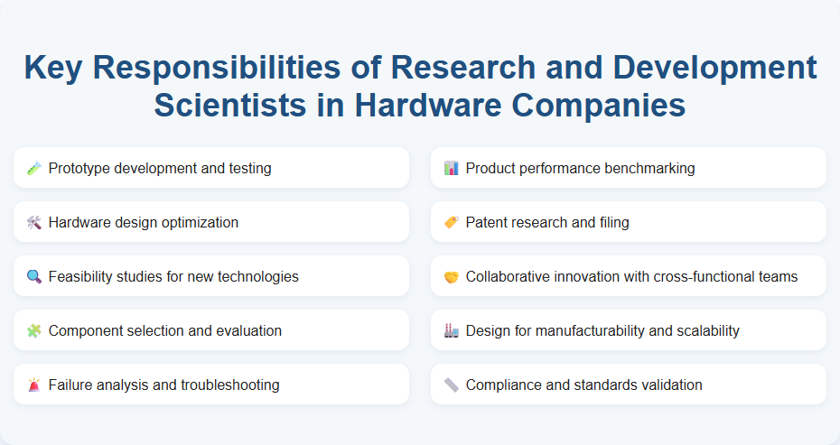Key Responsibilities of Research and Development Scientists in Hardware Companies