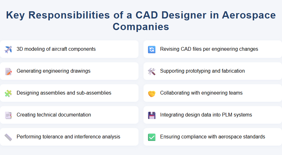 Key Responsibilities of a CAD Designer in Aerospace Companies