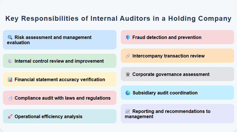 Key Responsibilities of Internal Auditors in a Holding Company