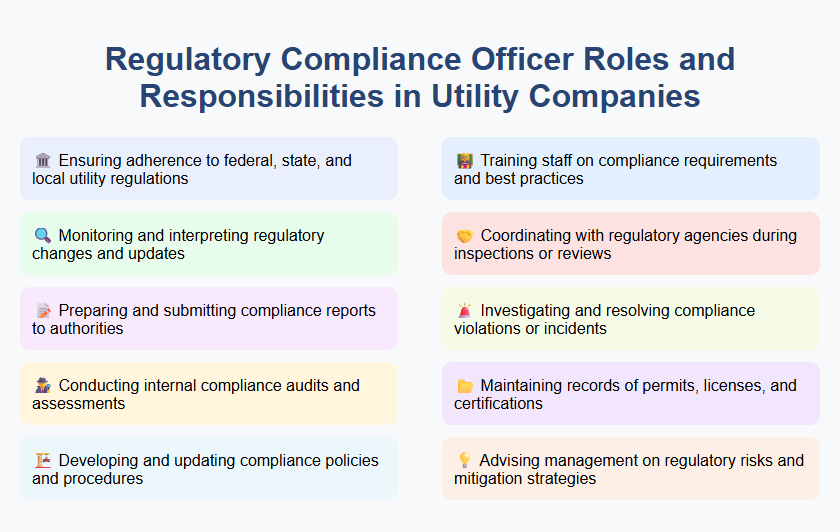 Regulatory Compliance Officer Roles and Responsibilities in Utility Companies