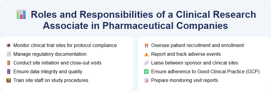 Roles and Responsibilities of a Clinical Research Associate in Pharmaceutical Companies
