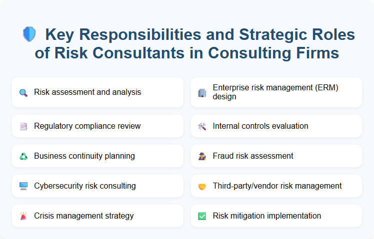 Key Responsibilities and Strategic Roles of Risk Consultants in Consulting Firms
