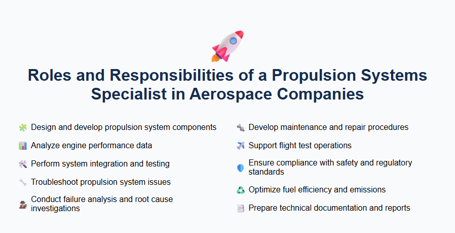 Roles and Responsibilities of a Propulsion Systems Specialist in Aerospace Companies