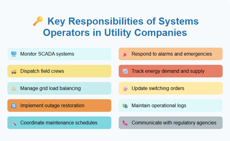 Key Responsibilities of Systems Operators in Utility Companies