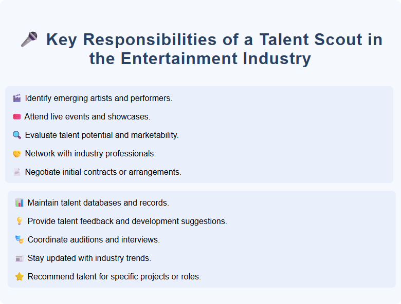 Key Responsibilities of a Talent Scout in the Entertainment Industry